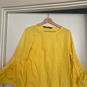 Zara Woman Yellow Top